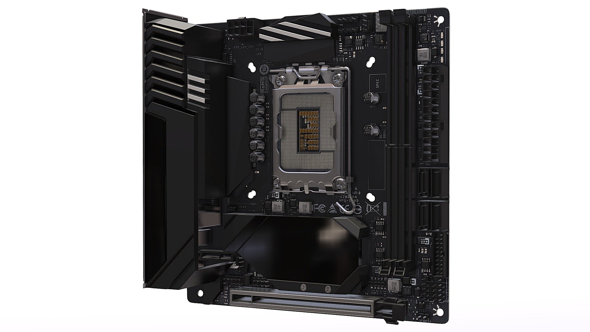 High-detailed 3d model of Generic miniITX motherboard

Ready to use in any software

For questions about 3d models write here: andreyfedyushov@gmail.com - Motherboard miniITX - 3D model by digitalrazor3d 3d model