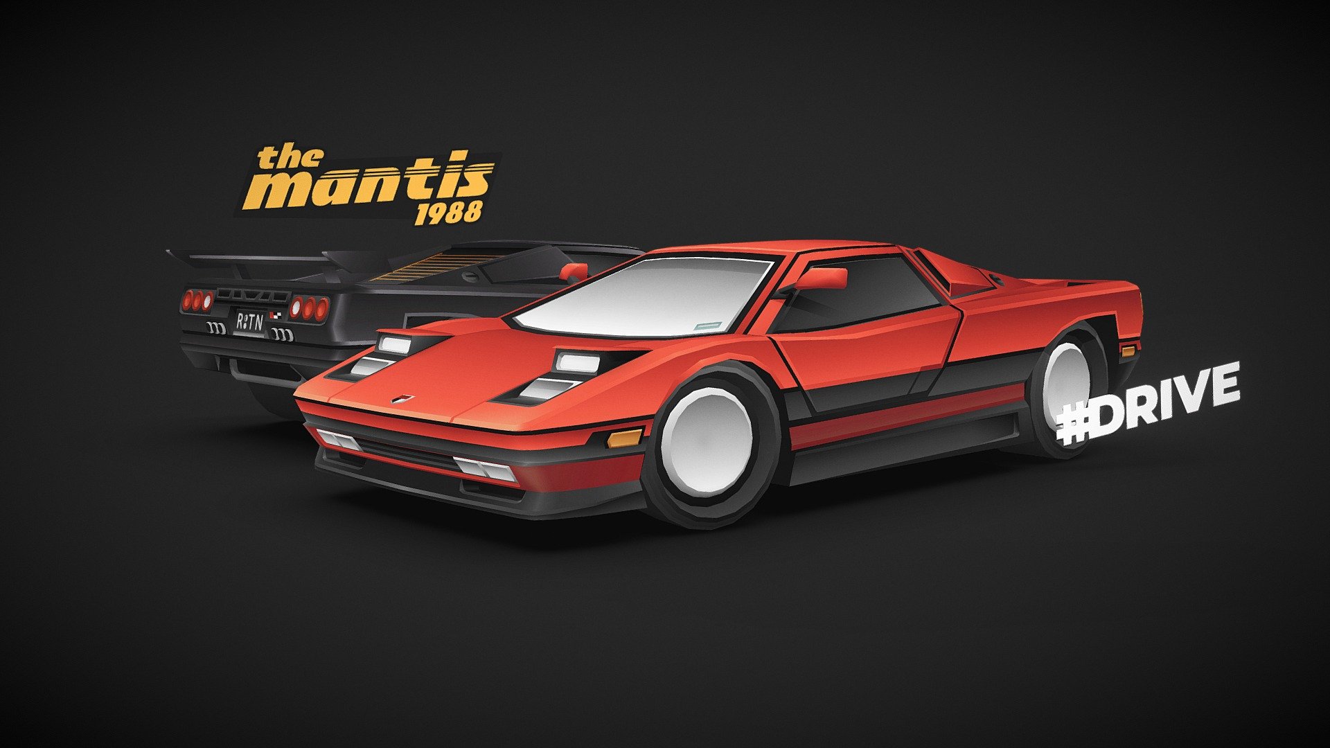 The Mantis from #DRIVE.

Google Play: https://play.google.com/store/apps/details?id=com.pixelperfectdude.htdrive
App Store: https://apps.apple.com/us/app/drive/id1366180154

#DRIVE is an endless driving videogame inspired by road and action movies from 1970s. As simple as possible, allowing the player to pick a car, pick the place and just hit the road. Just be aware not to hit anything else.

Follow us on:
Facebook: http://fb.com/drive.game/
Instagram: http://instagram.com/drive.game
Twitter: http://twitter.com/drivethegame

© Pixel Perfect Dude &amp; Lionsharp Studios 2019 - #DRIVE - The Mantis - 3D model by Barbo (@barbo-autos) 3d model