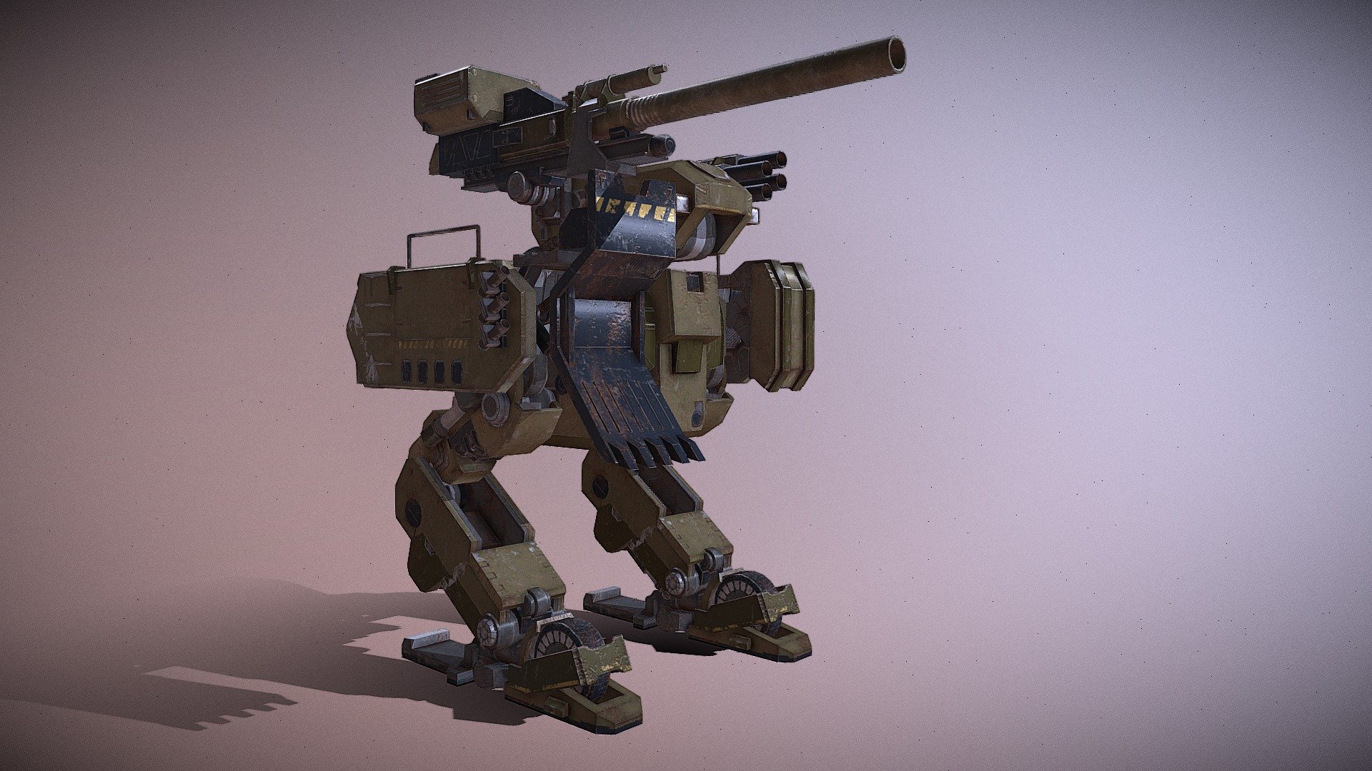 Rigged sci fi War robot
low poly 3d model
fbx file format - War Mech Rigged - Buy Royalty Free 3D model by aaokiji 3d model