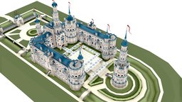 Castle tower, landscape, castle, forest, palace, artwork, villa, hill, river, medieval, flowers, chapel, historical, fairy, kingdom, bastion, diorama, tale, town, old, fortress, europe, game-ready, fairytale, cinderella, citymodel, lowpolymodel, assets-game, dreamlike, architecture, cartoon, game, art, lowpoly, stone, gameasset, house, city, wood, "building", "fantasy", "magic"