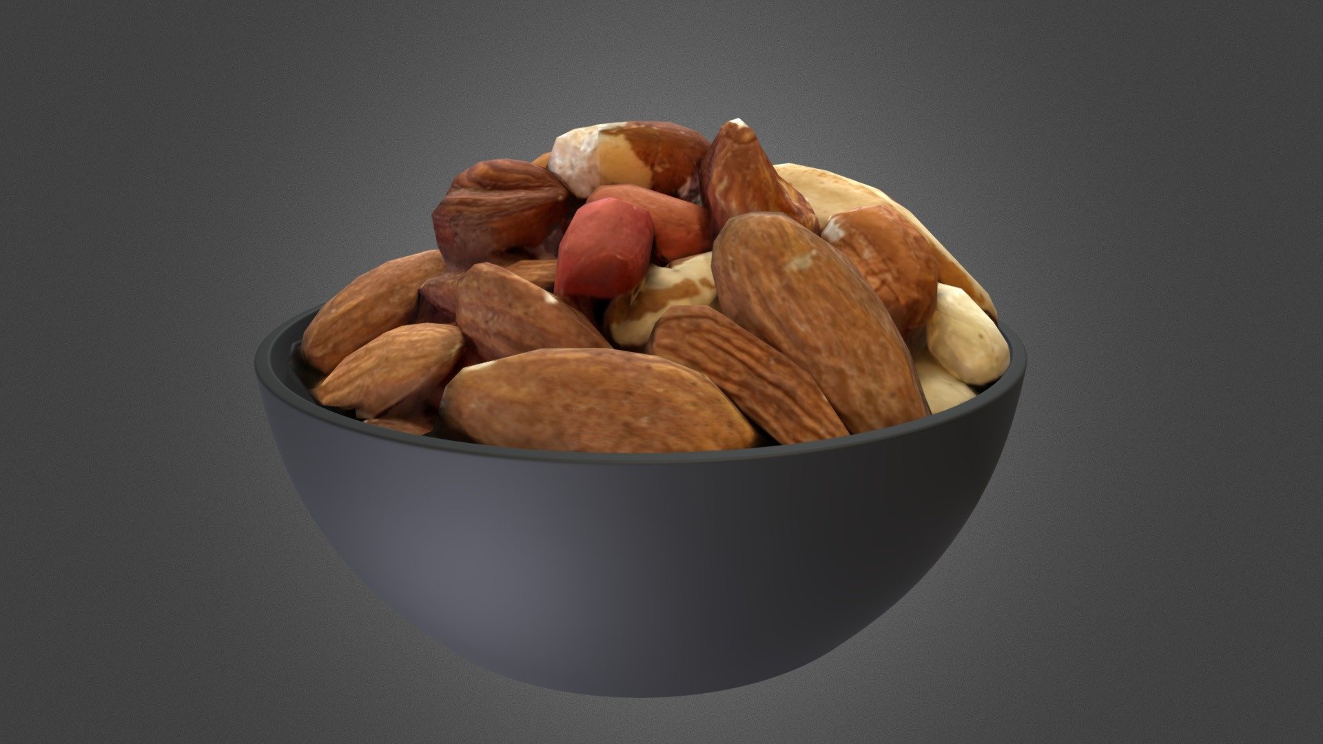 Small Bowl Of Nuts - 3D model by Ellis Rogers-Byrne (@ellisrb) 3d model
