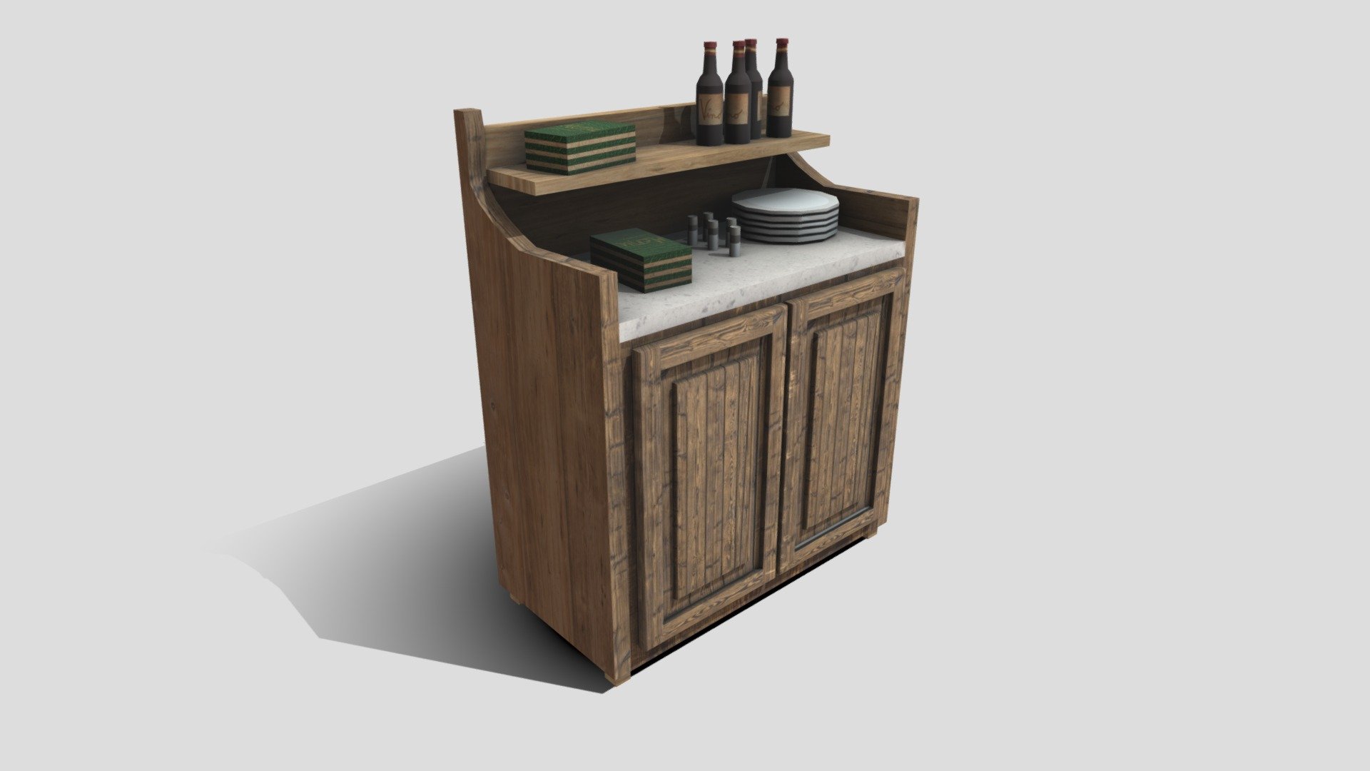 Prop Restaurant Closet - Download Free 3D model by yorre.detavernier 3d model