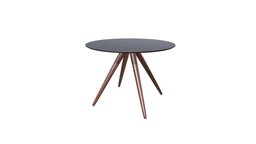 Grapeland Heights Dining Table Walnut indoor, furniture, table, dining, zuo, zuomod
