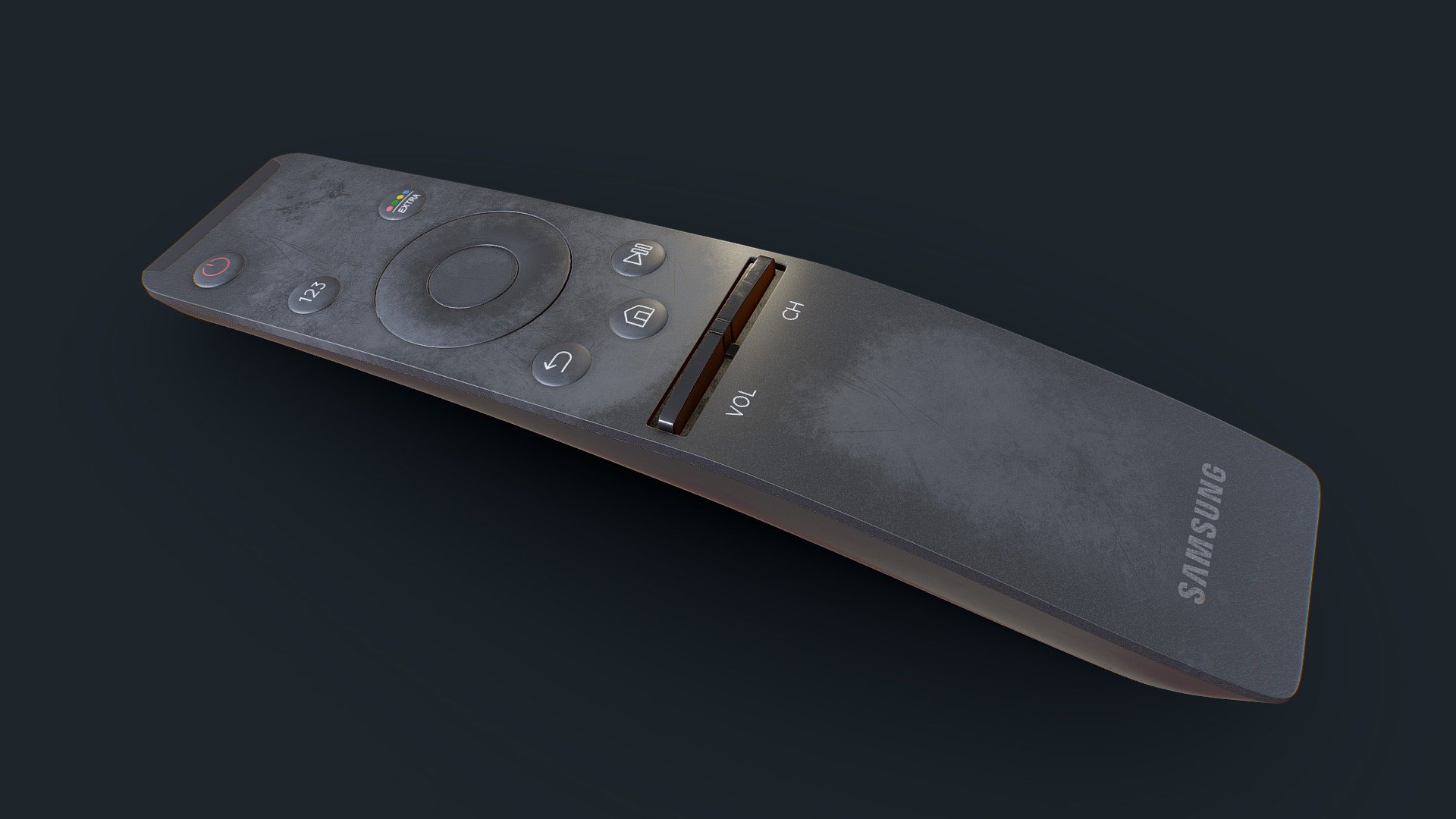 another quick practice - Samsung Smart TV Remote - 3D model by jonathandanette 3d model