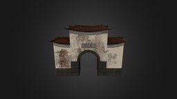 Ancient Chinese Portal portal, ancient, chinese, 3dsmax, 3dsmaxpublisher, door