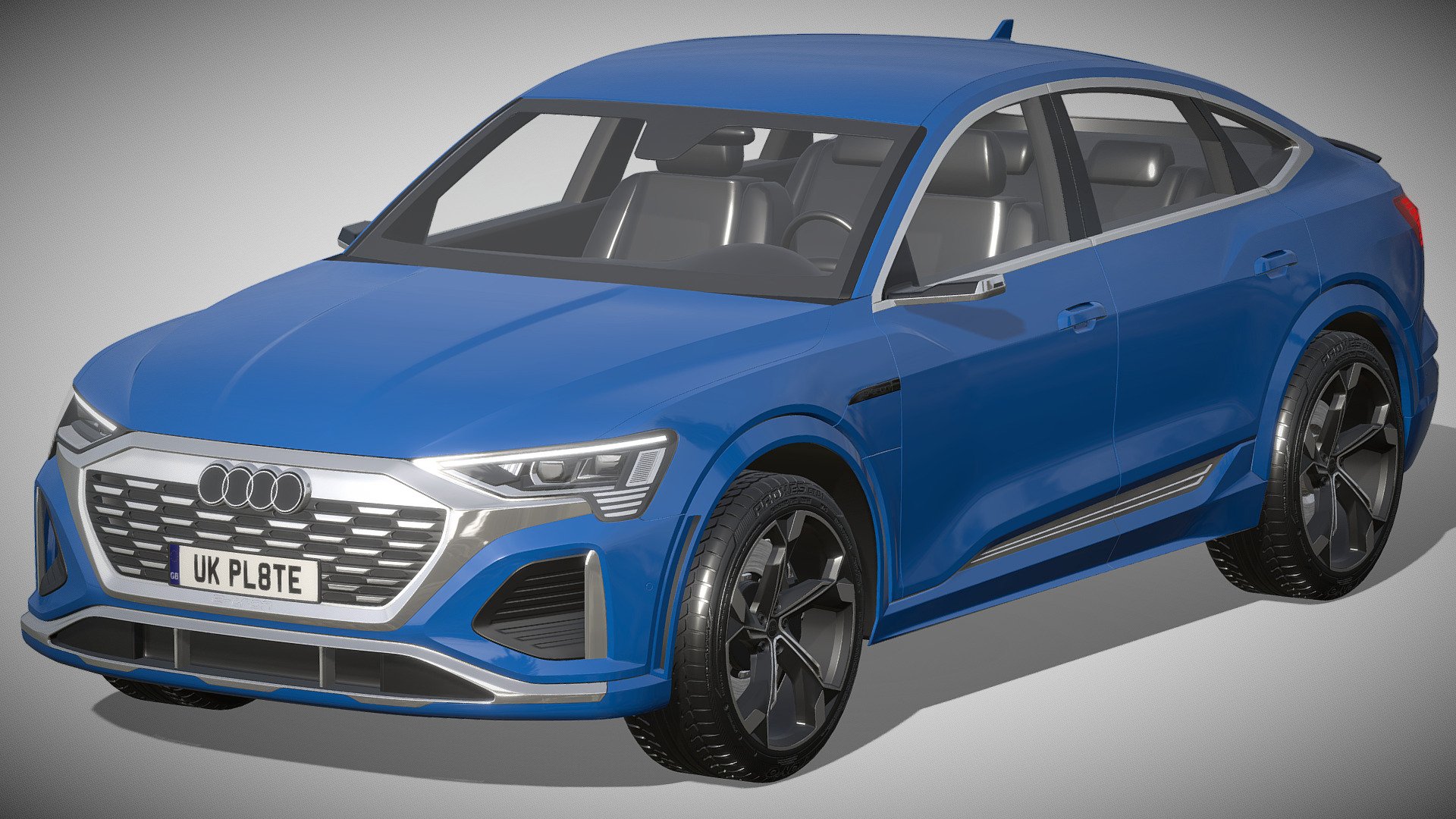 Audi SQ8 Sportback e-tron

https://www.audi.de/de/brand/de/neuwagen/q8-e-tron/sq8-sportback-e-tron.html

Clean geometry Light weight model, yet completely detailed for HI-Res renders. Use for movies, Advertisements or games

Corona render and materials

All textures include in *.rar files

Lighting setup is not included in the file! - Audi SQ8 Sportback e-tron - Buy Royalty Free 3D model by zifir3d 3d model