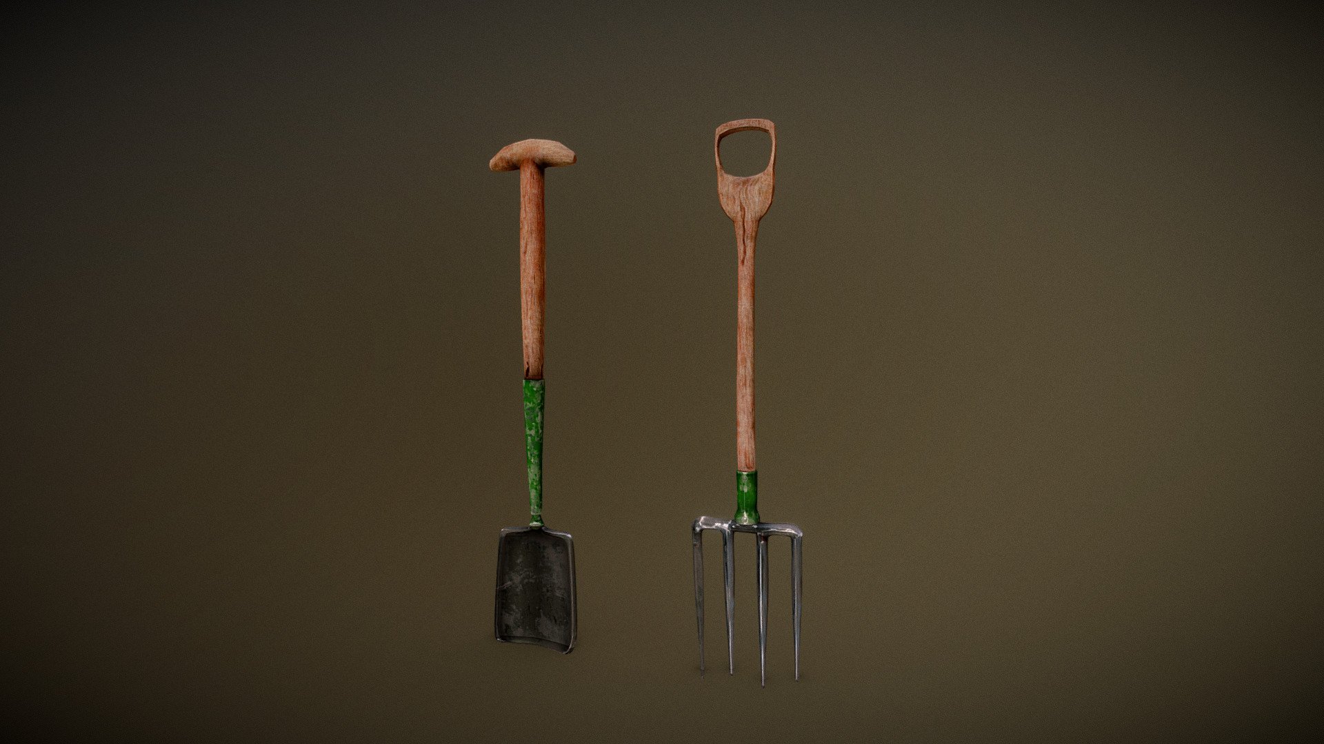 Set of Pitchfork and Shovel, Stylized Z brush sculpts optimized for Game Engines,
This is a set of two, also acailable individually - Farm Tools - Stylized Realism - Buy Royalty Free 3D model by takerefuge84 3d model