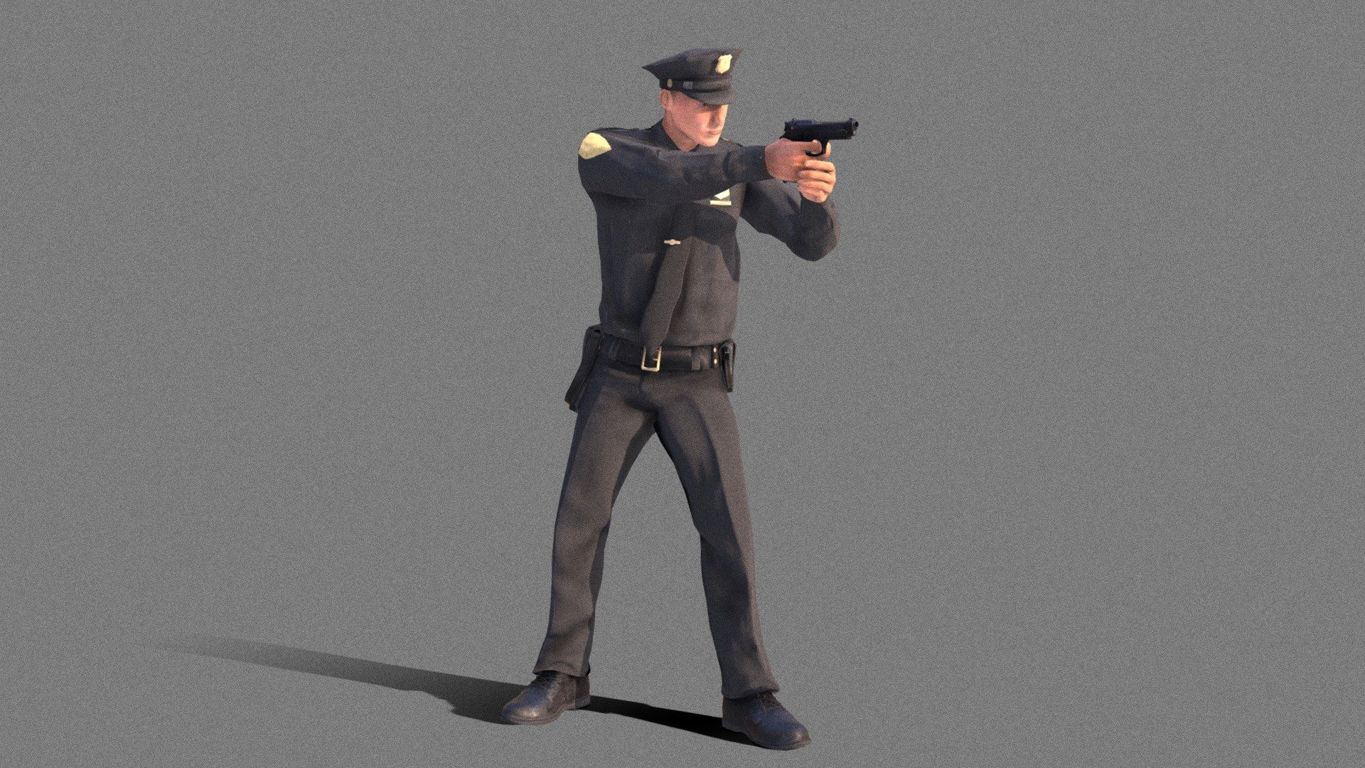 Character Policeman - Policeman - 3D model by Nikita Oleinik (@nikita.oleinik) 3d model