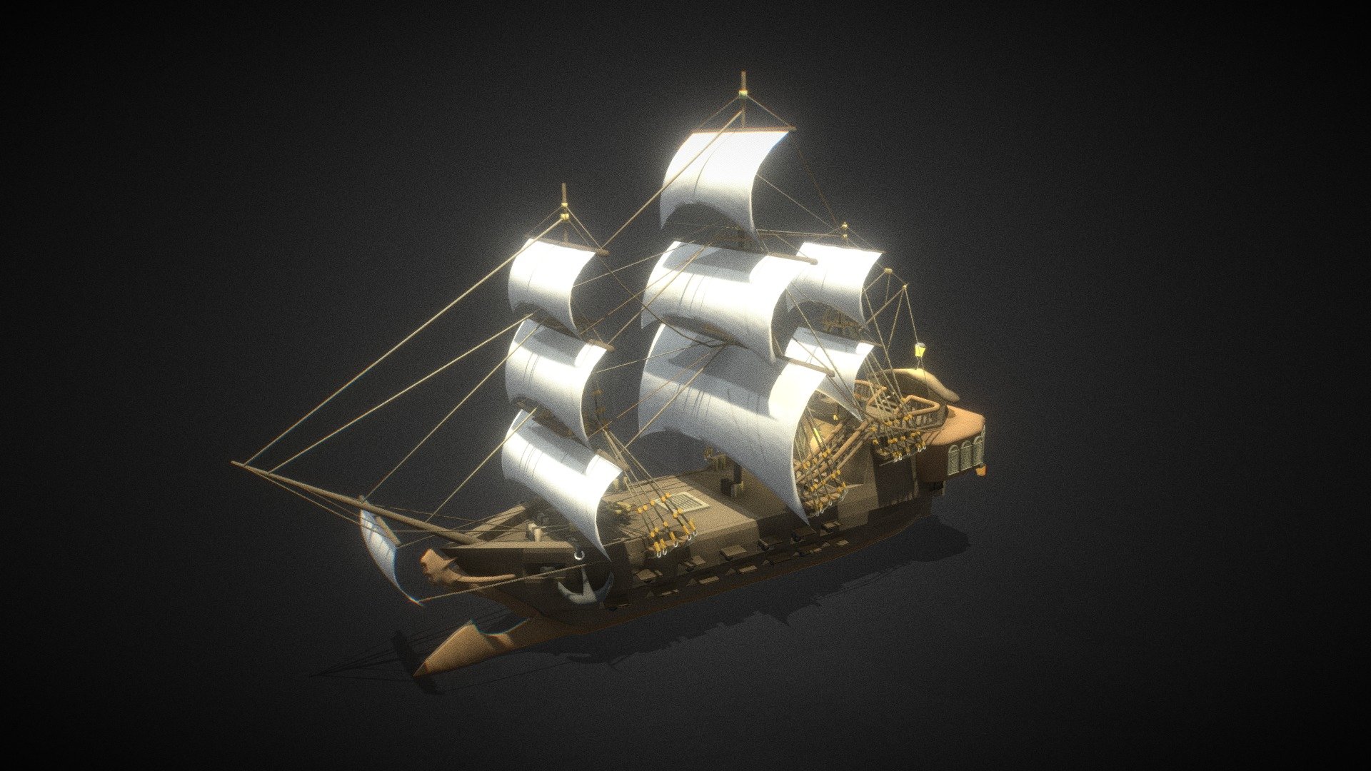 navio de personagem de rpg - navio jack - 3D model by jotinh2 3d model
