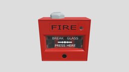 fire alarm box 41 AM218 Archmodel other, underground, garage, architectural, extinguisher, reel, elements, props, fire, box, parking, lot, appliances, 3d, model