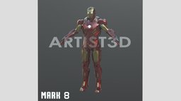 Iron Man Mark 8 Cosplay Full-size Suit