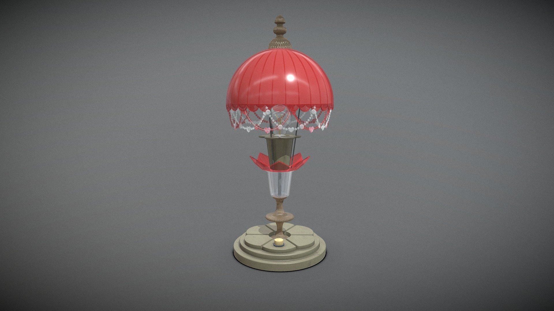 Old iron table lamp，20th Century Retro iron sheet bracket table lamp - Old iron table lamp Vintage desk lamp - Buy Royalty Free 3D model by xinige (@l13261404616) 3d model