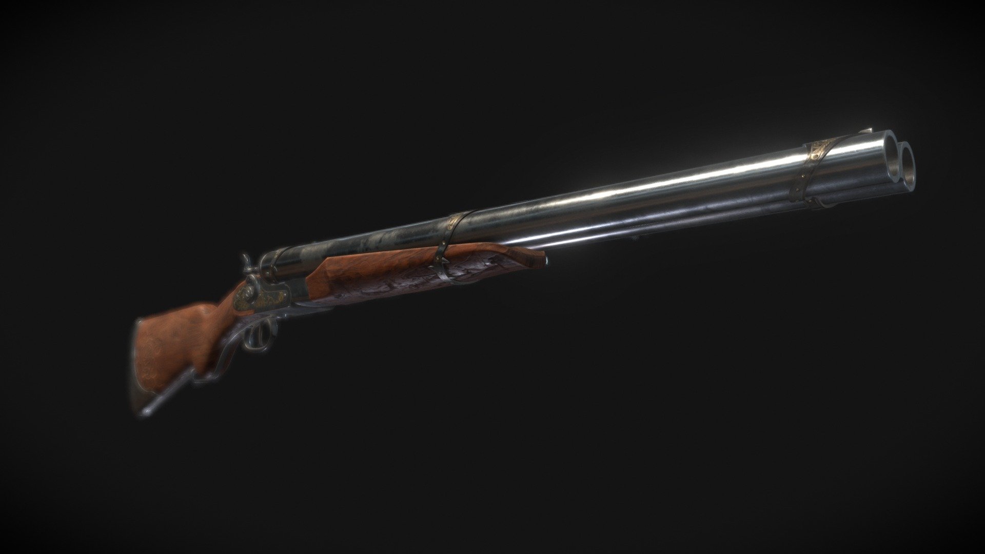 Stagecoach Double barrel Shotgun

Game ready - Set up to be animated - Stagecoach Shotgun - Buy Royalty Free 3D model by elijahcobden 3d model