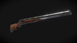 Stagecoach Shotgun bronze, fps, shooter, western, realistic, breach, weapon, game, shotgun