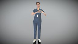Beautiful female doctor smiling 308 symbol, archviz, scanning, heart, people, , doctor, nurse, vr, young, presentation, hospital, science, medicine, woman, smiling, beautiful, posing, peoplescan, femalecharacter, photoscan, realitycapture, character, photogrammetry, female, medical, scanpeople, deep3dstudio