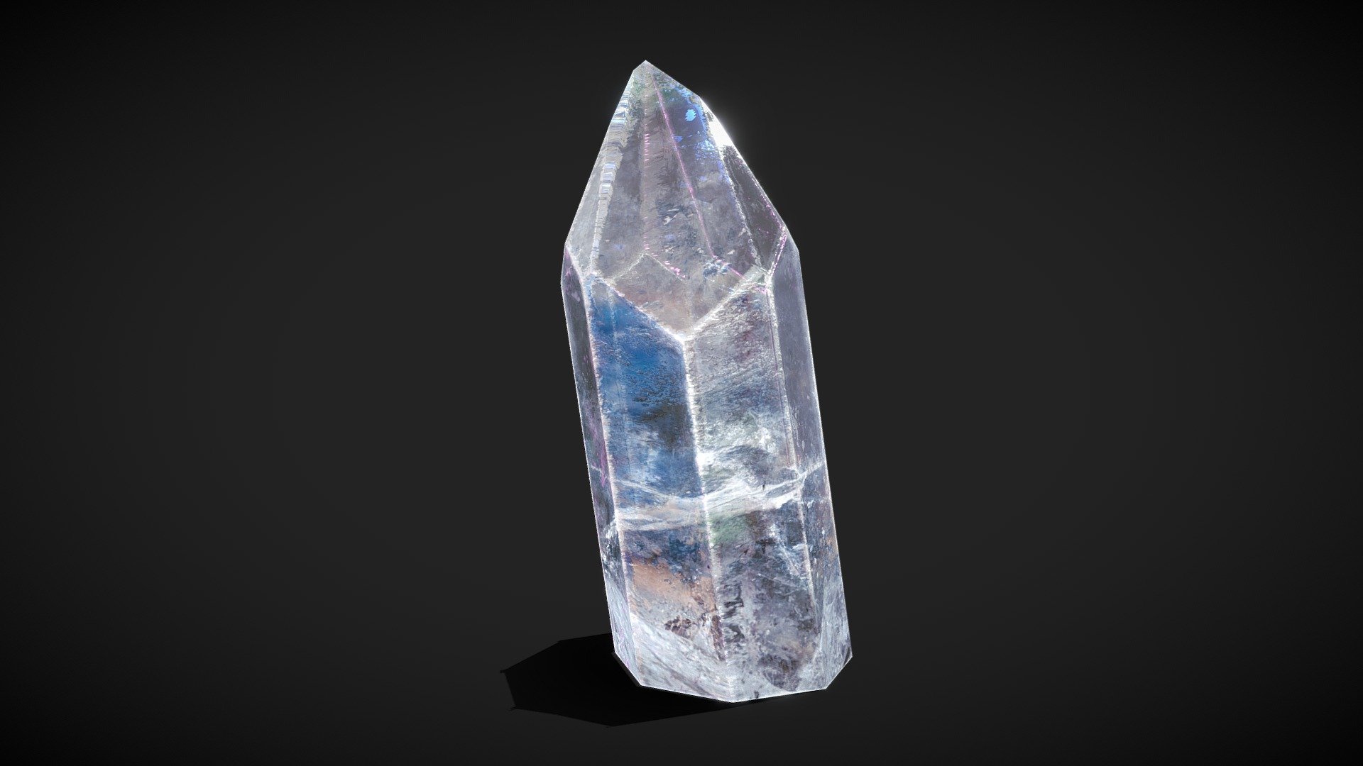 Crystal / Clear Quartz - low poly

Triangles: 62
Vertices: 33

4096x4096 PNG texture

Minerals Collection &lt;&lt; - Crystal / Clear Quartz - low poly - Buy Royalty Free 3D model by Karolina Renkiewicz (@KarolinaRenkiewicz) 3d model