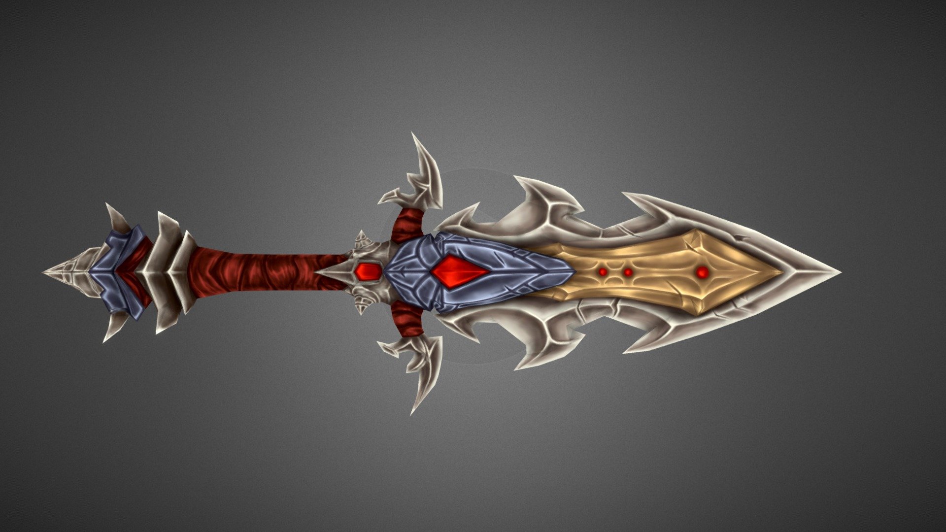 I made this weapon inspired in the amazing concept art of Kelvin Tan Pvp Weapon Set of Cataclysm. Just wanted to learn about Blender and Substance Painter. 

Link to the Concept: https://www.artstation.com/artwork/WleG

Cheers! - WoW Pvp Weapon - Cataclysm - 3D model by Nico Araujo (@nicoaraujo) 3d model