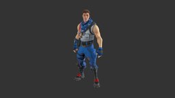 StarSpangled Trooper Outfit skins, outfits, fortnite, starspangled-trooper