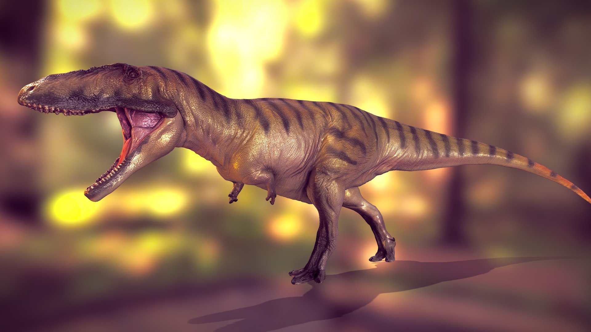 A Photoscanned Carcharodontosaurus Model 3d model
