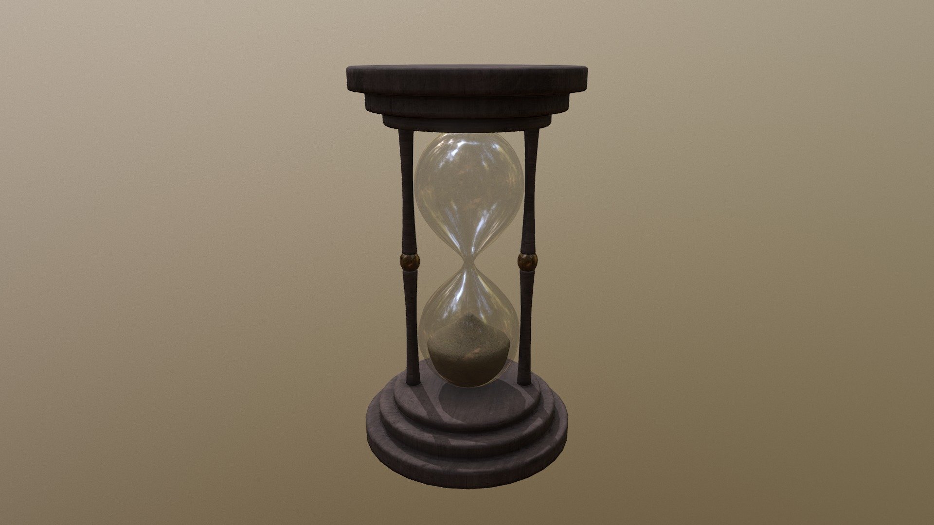 Sand Clock - Sand Clock - Buy Royalty Free 3D model by Handrews 3d model