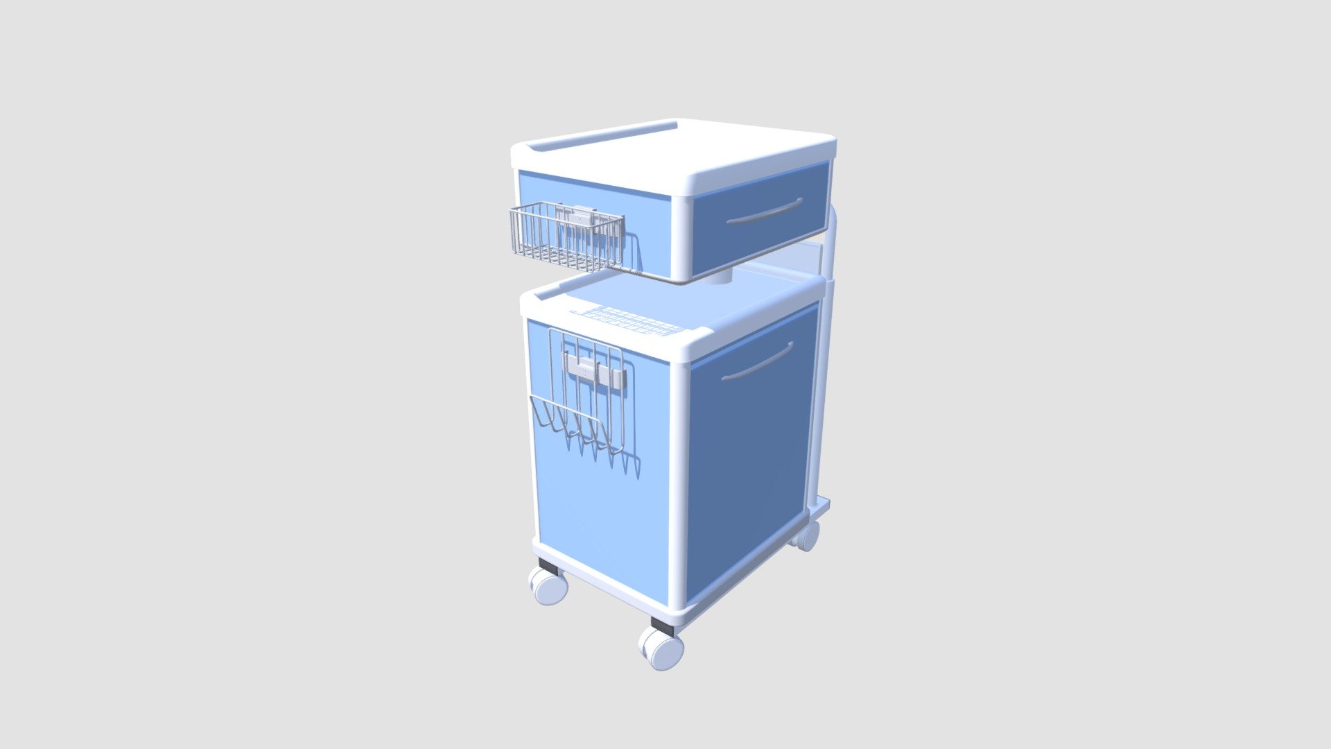 High detailed model of hospital equipment with all textures, shaders and materials. It is ready to use, just put it into your scene 3d model