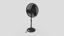 Oscillating Pedestal Fan fan, pedestal, furniture, oscillating, unity, game, home, electric, rigged, industrial