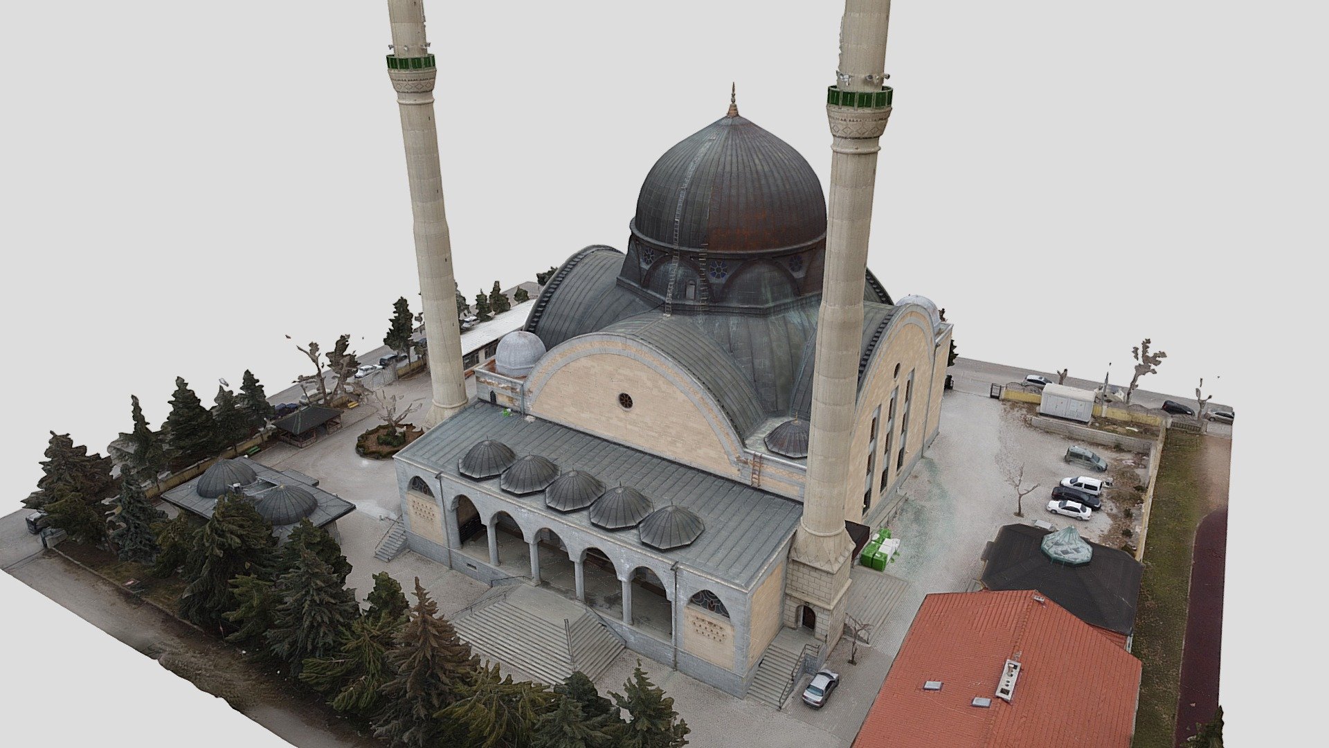 Mosque at the bus station in Isparta, Turkey. This is the biggest mosque in the city of Isparta.

Captured on 31 March 2022 with DJI Mini 2 drone.

Location: https://goo.gl/maps/Lu89xzr6XpbGCybP9

Panorama: https://goo.gl/maps/QsabCB8CmPbNKfVf6

Much more detailed scan available. Contact me if you want to get it.



Isparta, Türkiye'de otogardaki cami. Isparta'nın en büyük camisidir.

31 Mart 2022'de DJI Mini 2 drone ile çekildi.

Konum: https://goo.gl/maps/Lu89xzr6XpbGCybP9

Panorama: https://goo.gl/maps/QsabCB8CmPbNKfVf6

Çok daha detaylı tarama mevcut. Almak isterseniz benimle iletişime geçin.



Мечеть у автовокзала в Ыспарте, Турция. Это самая большая мечеть города.

Снято 31 марта 2022 на квадрокоптер DJI Mini 2.

Местоположение: https://goo.gl/maps/Lu89xzr6XpbGCybP9

Панорама: https://goo.gl/maps/QsabCB8CmPbNKfVf6

Есть намного более детальный скан. Напишите мне, если хотите получить его 3d model