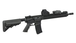 MK18 Assault Rifle rifle, assault, future, punk, carbine, weapons