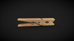 Clothes peg prop, clothes, spring, peg, 3dscanning, clothespin, dry, laundry, photogrammetry-photoscan, clothespeg, metashape, photogrammetry, asset, 3dscan, home, wood