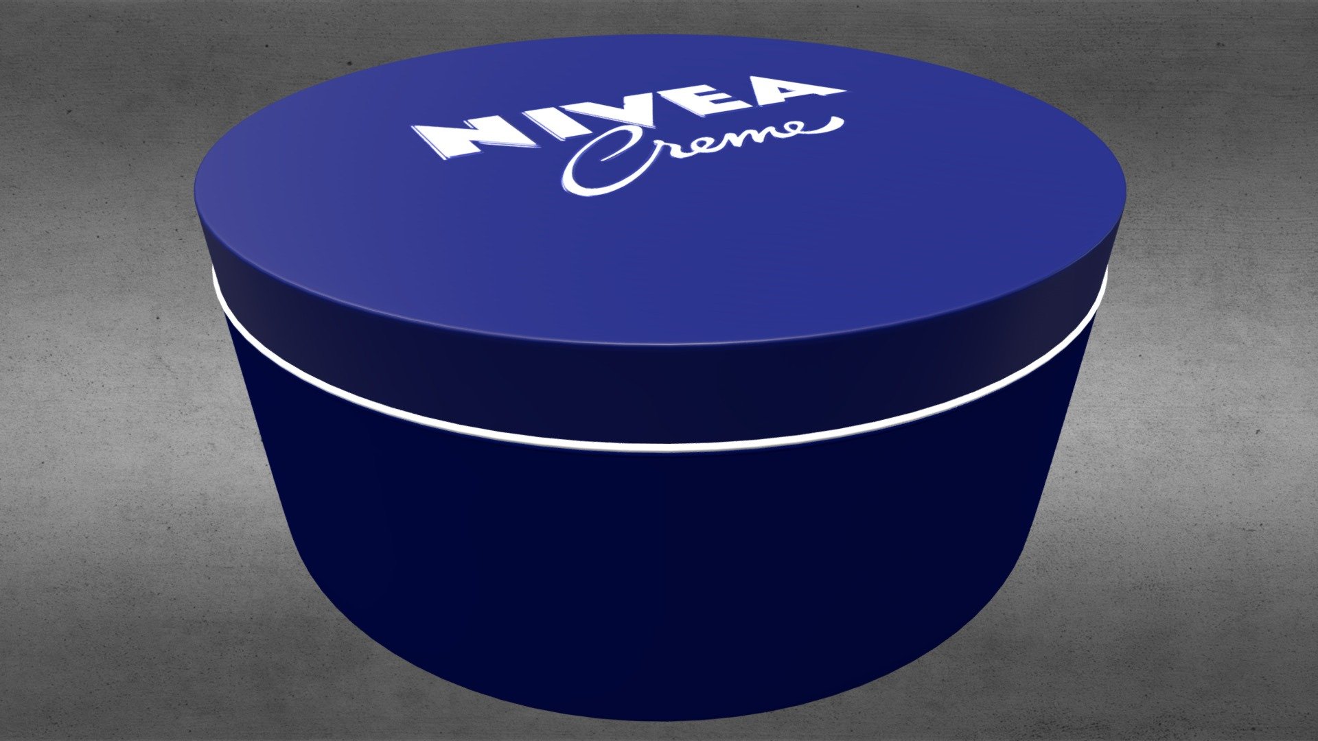 This is 3d model Nivea Creme, Originally modeled in 3ds max 2011

File 3ds Max 2011 ready to render with Mental Ray

Polygons: 2136
Vertices: 2117 - Nivea Creme 3d model - 3D model by nuralam018 3d model