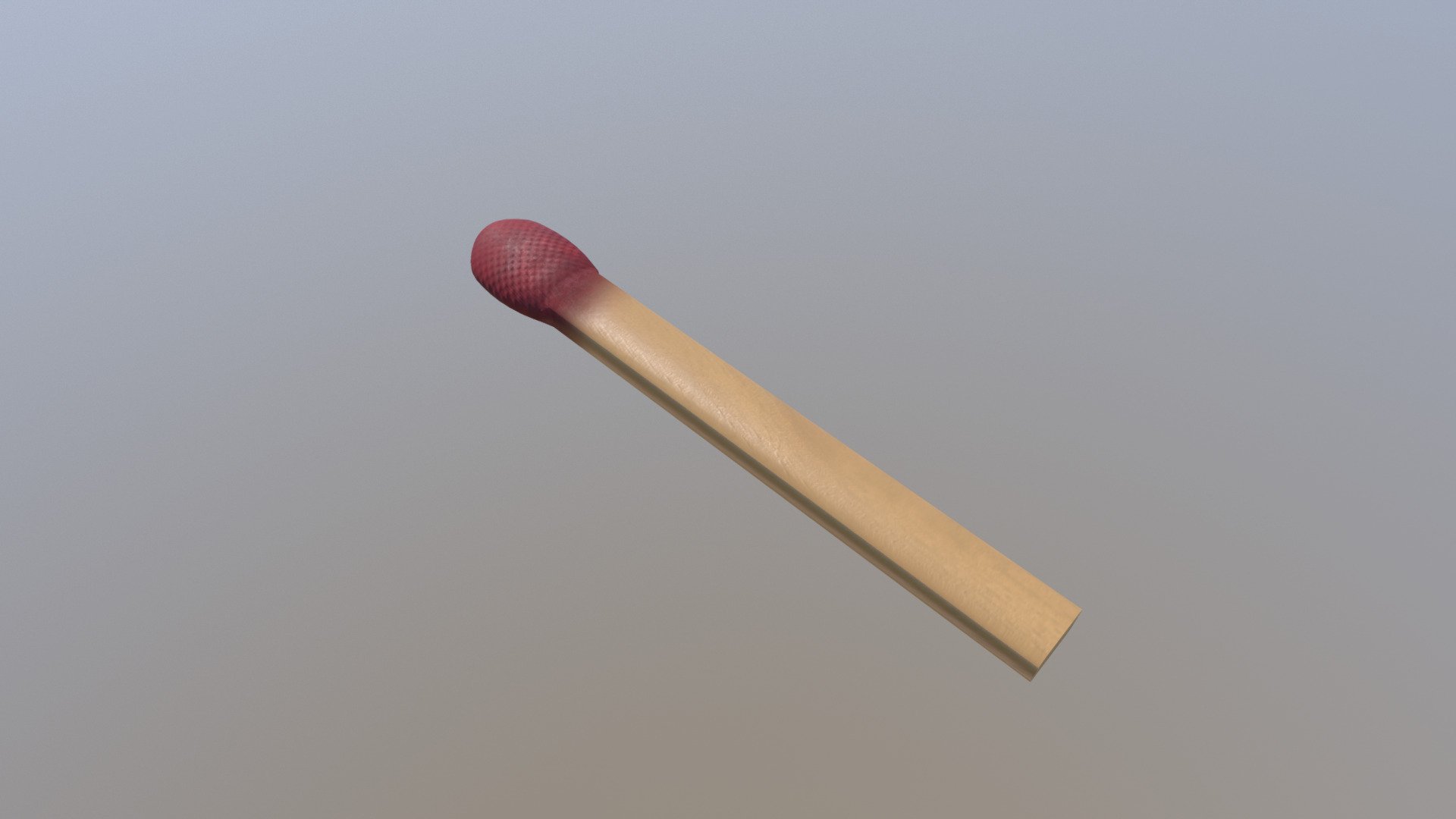 Match Stick - 3D model by casscadence 3d model
