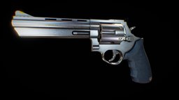 Taurus Magnum Revolver revolver, videogame, unreal, quixel, pistol, taurus, video-games, unrealengine4, quixelsuite2, weapon, unity, unity3d, low-poly, lowpoly, magnu