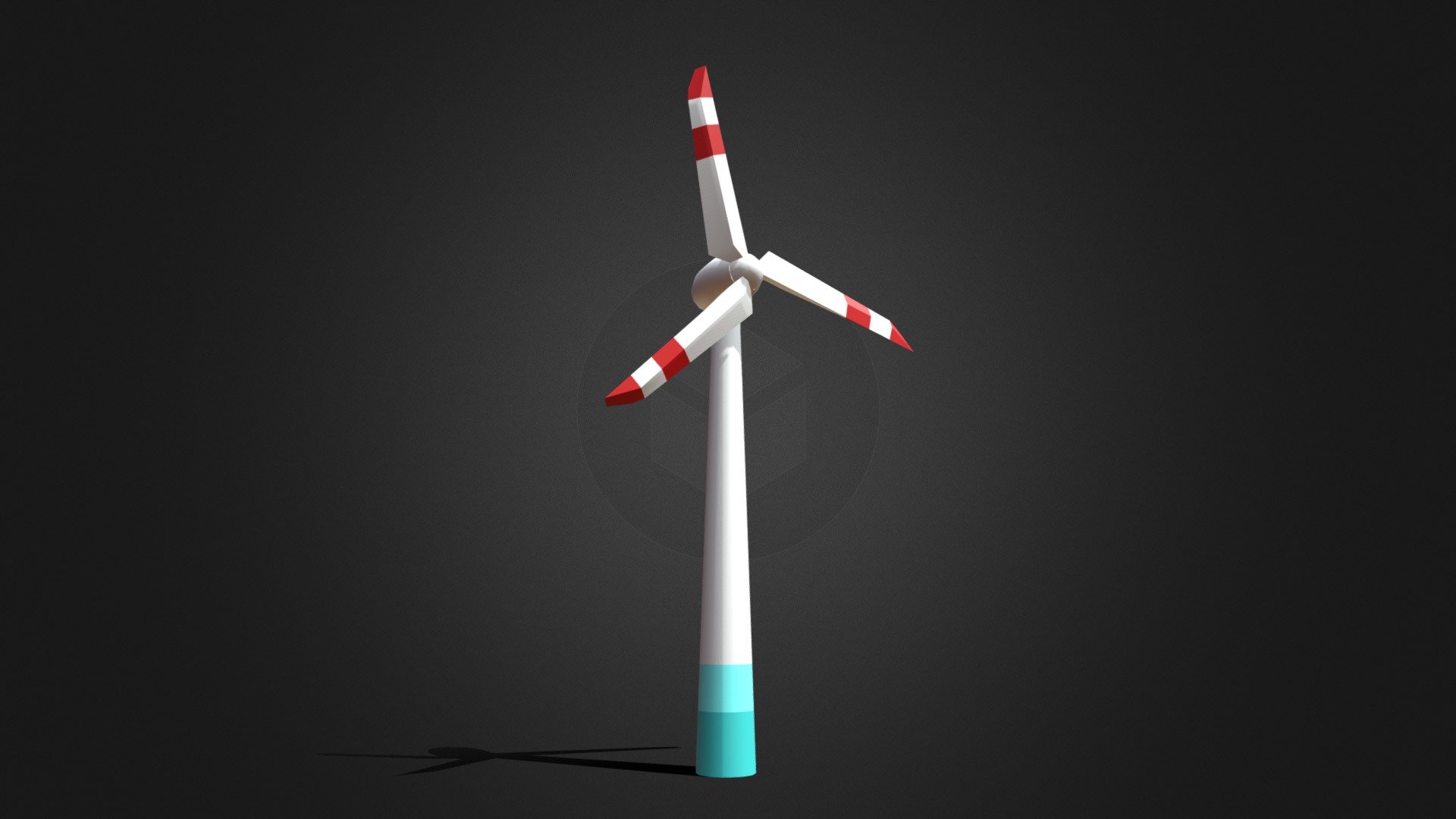 This stylized low poly wind turbine is part of the ClimateHackerz Asset Pack intended to help you explain concepts of climate change and your ideas of climate reversal, renewable energy and the circular economy.
It is animated, 1 full rotation of the turbine lasts 5 seconds at 24 frames per second.
In this stylized version the wind turbine is about 22 meters high 3d model