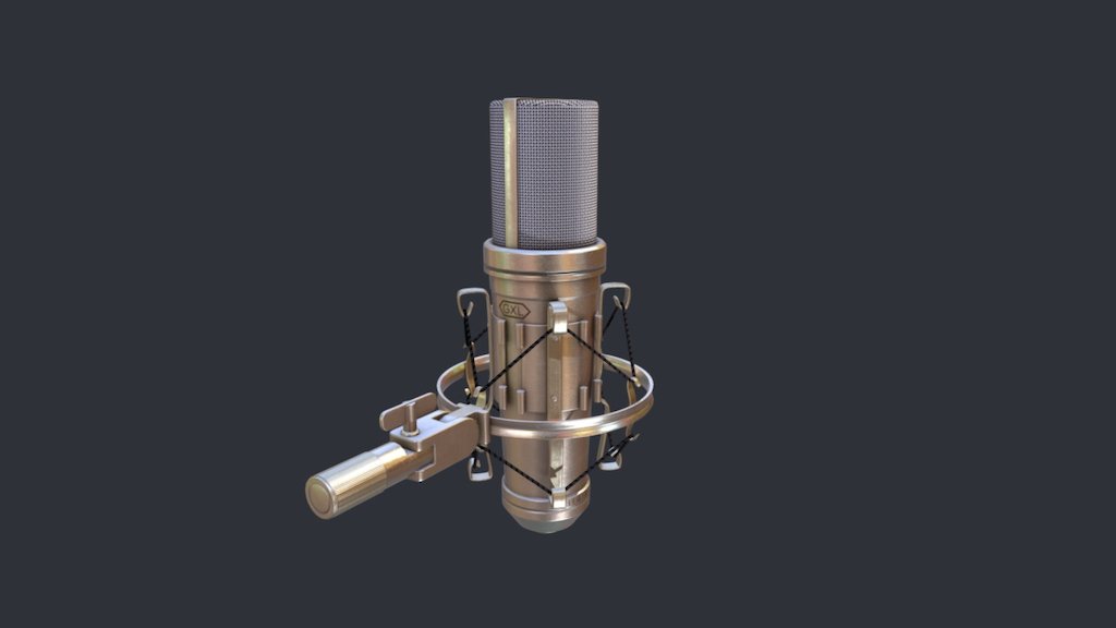 Model by Gistold - Microphone GXL 066 Bafhcteks - 3D model by Sketchfab 3d model