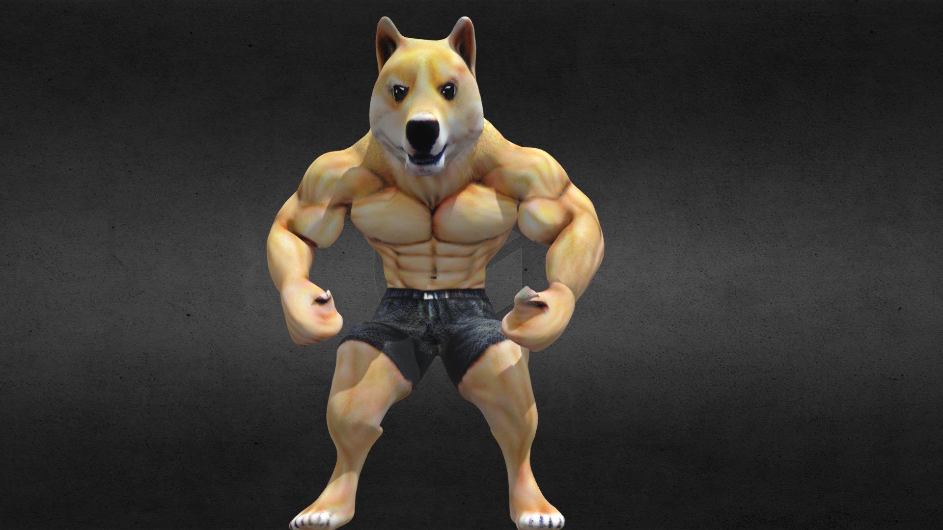 Super Muscular Bodybuilder Doge 3D Model: This model is a playful and exaggerated representation of the popular Doge meme, transformed into a muscular bodybuilder. Perfect for humorous games, animations, or as a unique digital art piece, this Doge character combines the internet-famous Shiba Inu with an over-the-top bodybuilding physique. Compatible with various 3D software and game engines, it's designed for both commercial and non-commercial use.

Key Features:

Auto-rig with animation from Mixamo
Humorous blend of Doge meme and bodybuilder physique.
Exaggerated muscular build on a Shiba Inu frame.
Ideal for comedic games, animations, and digital art.
High-quality model with detailed textures.
Compatible with major 3D software and game engines.

Made with AI - Super Muscular Bodybuilder Doge - Buy Royalty Free 3D model by GAM3D (@gam3d.engine) 3d model