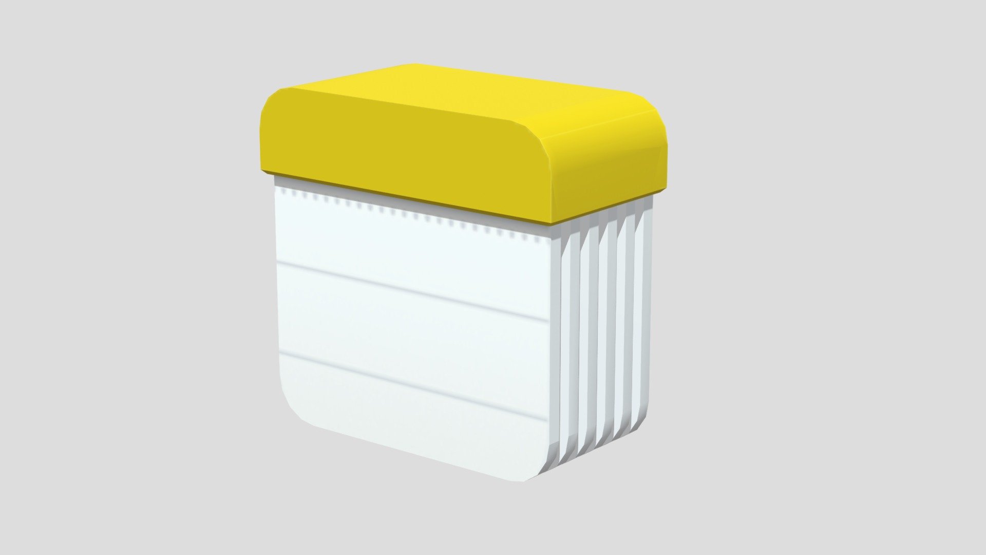 Notes; Apple macOS icon - Buy Royalty Free 3D model by stPixel (@innasparrow) 3d model