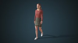 Facial & Body Animated Casual_F_0019 people, 3d-scan, photorealistic, women, rig, 3dscanning, 3dpeople, iclone, reallusion, cc-character, rigged-character, facial-rig, facial-expressions, character, girl, game, scan, female, animation, animated, rigged, autorig, actorcore, accurig, noai