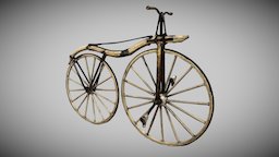Velocipede old, velocipede, bicycle-bicicletta