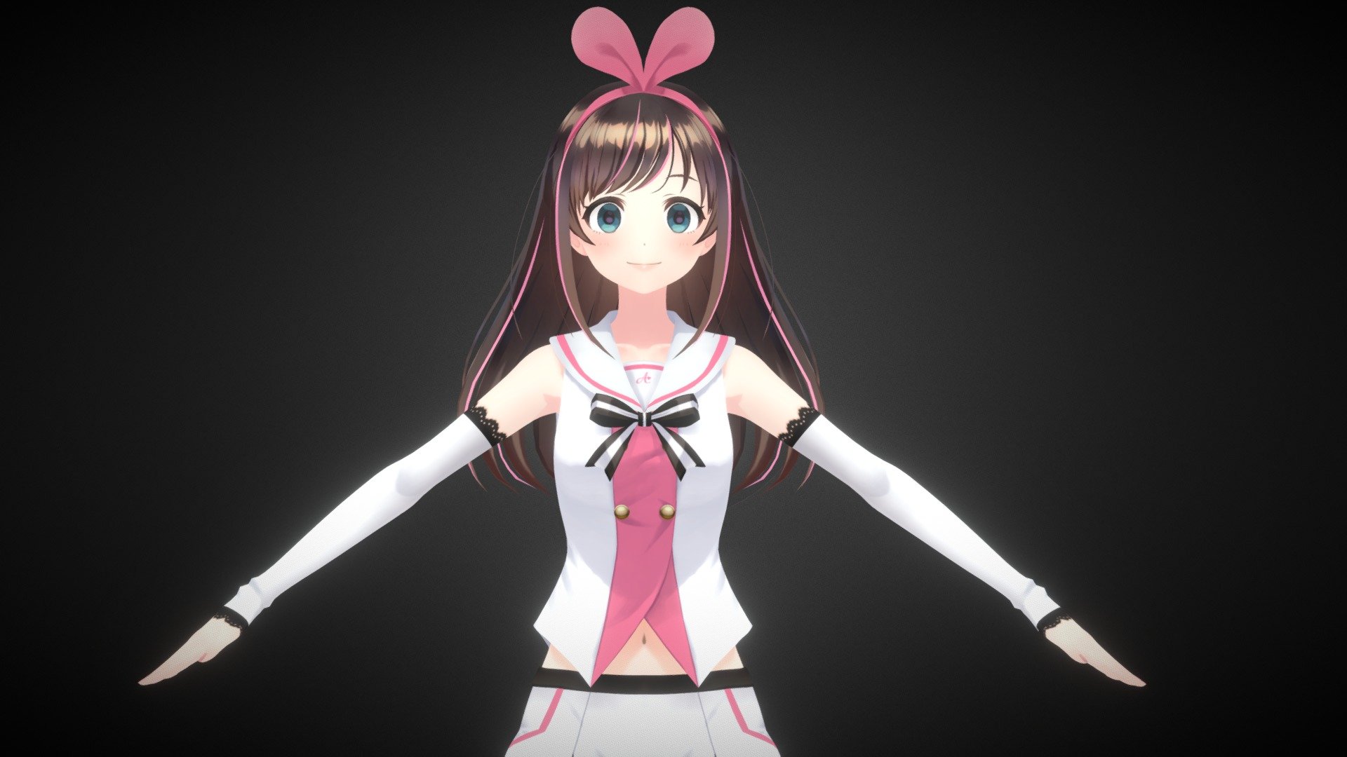 just share this this is not my model - Kizuna AI - Download Free 3D model by Adipriatna 3d model