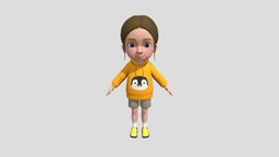 Base Test 2 avatar, avatar-clothes, avatar-model, penguin-hoodie-avatar