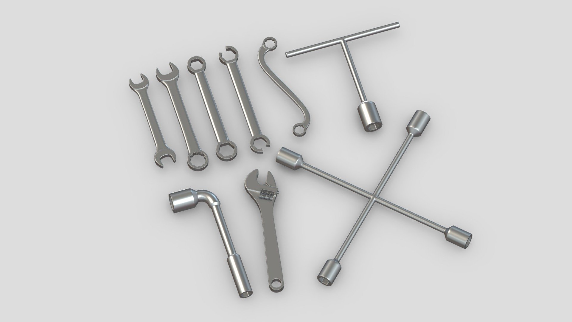 Hi, I'm Frezzy. I am leader of Cgivn studio. We are a team of talented artists working together since 2013.
If you want hire me to do 3d model please touch me at:cgivn.studio Thanks you! - 9 Wrenches Set - Buy Royalty Free 3D model by Frezzy3D 3d model