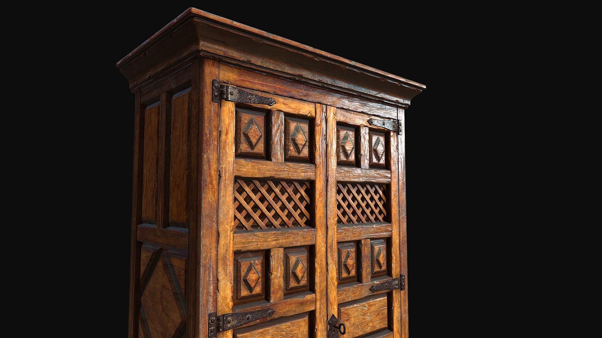 Another part of my new project - Spanish Cupboard - Buy Royalty Free 3D model by gamewarming 3d model