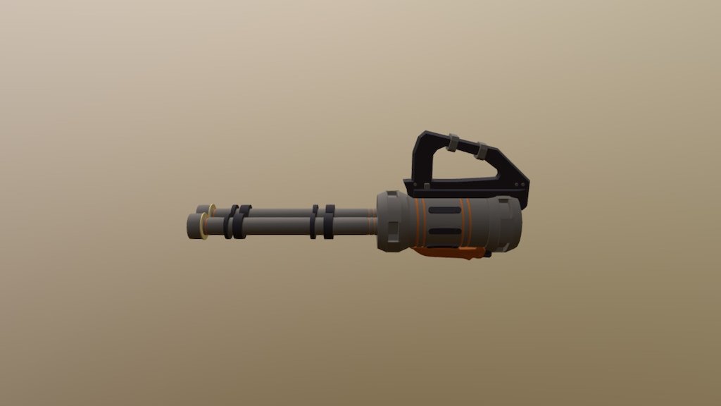 Bazooka-gun - 3D model by LucioMtz19 (@LucioM19) 3d model