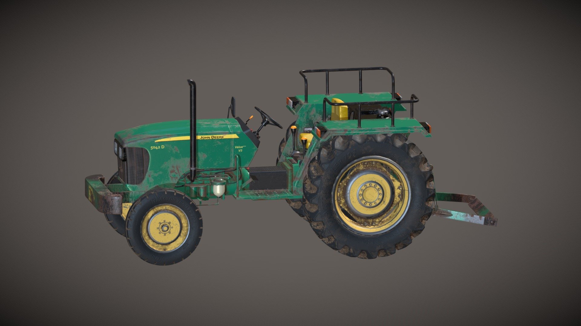 old_tractor - 3D model by Krishna.Vamshi.Krishna 3d model
