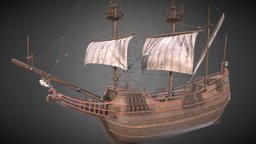 Old pirates ship
