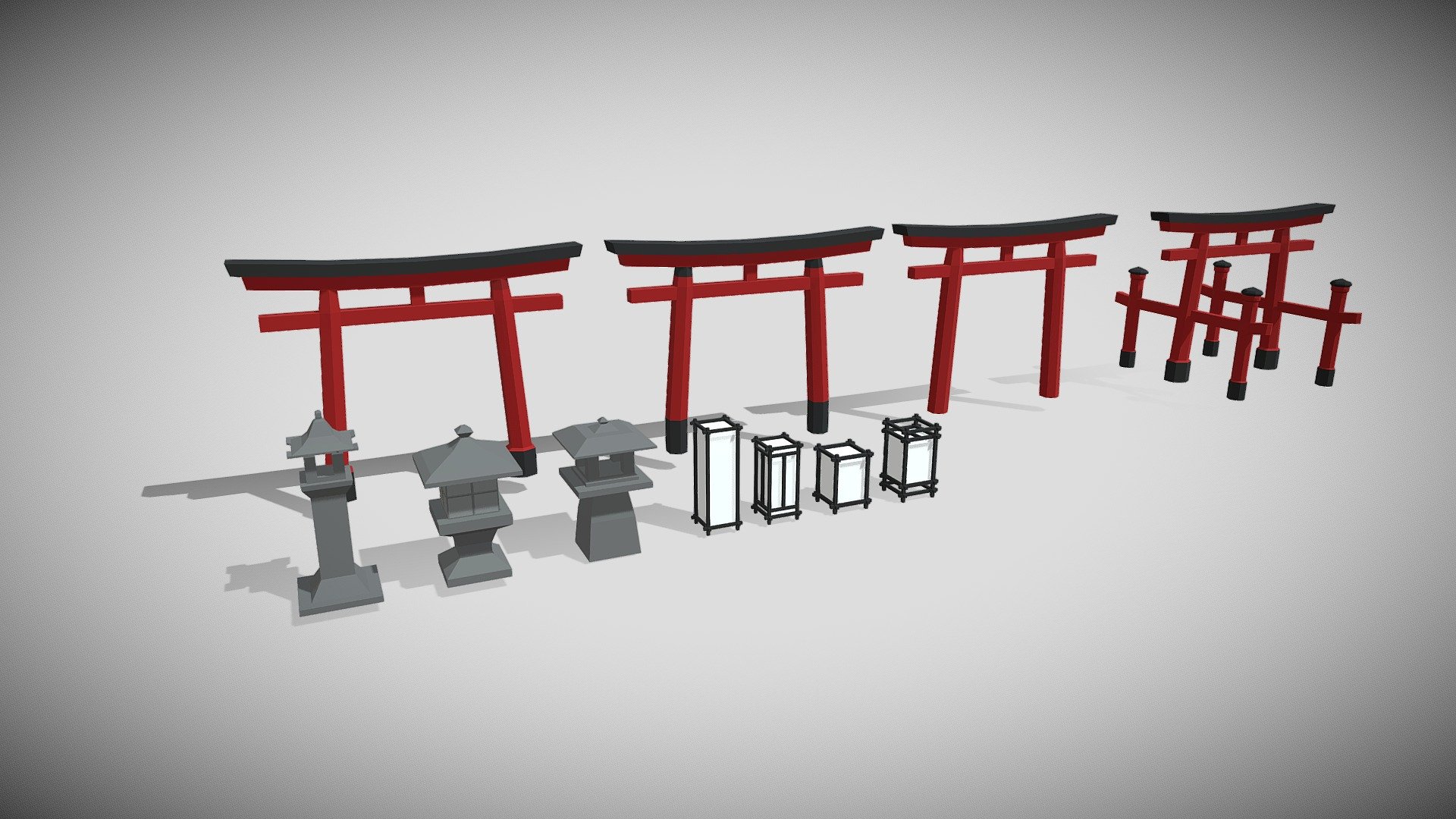 Low Poly Japan 1 pack

Free to use

Made with blender

Update 13-12-2020:
* Fixed lamp normals

Social Info: 
Portfolio
Twitter
LinkedIn
Sketchfab
Youbube
ArtStation
Instagram
GitHub - Low Poly Japan 1 - Download Free 3D model by Marcel van Duijn (@MarcelvanDuijn) 3d model