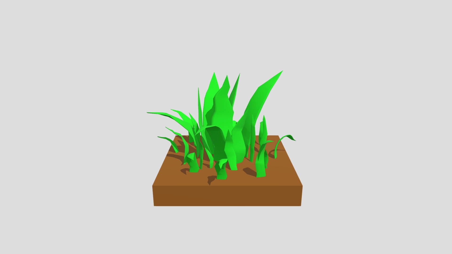 grass specially for the cartoon - Grass - Download Free 3D model by Ibragim_M._A 3d model