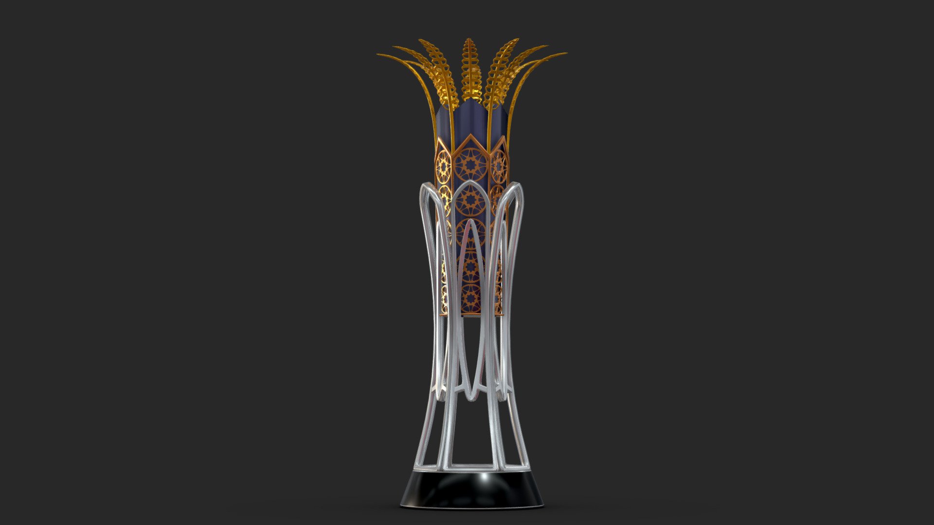 F1 Saudi Arabian Trophy 3D - Buy Royalty Free 3D model by Shin Xiba 3D (@Xiba3D) 3d model