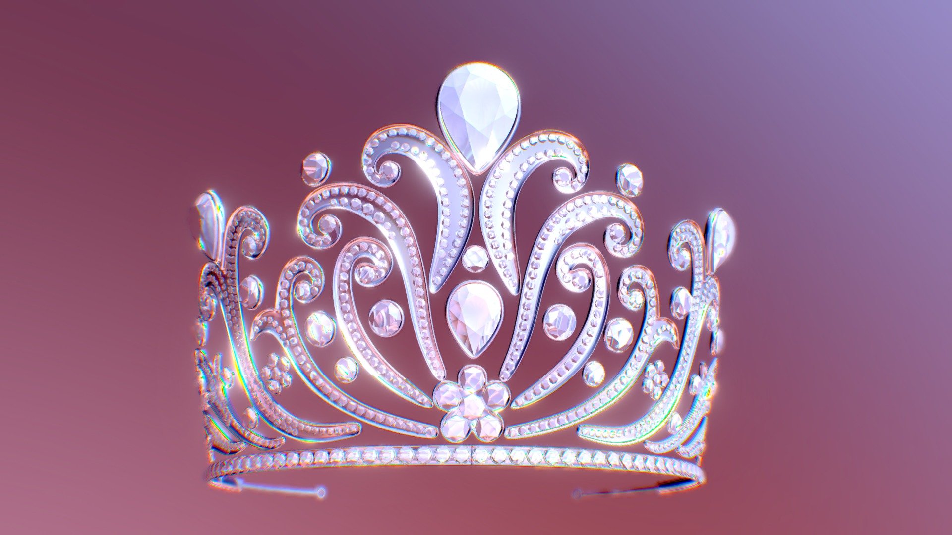 Tiara 3D object model in .obj format. Generic materials are included in .mtl file. For best results tweak your own render engine and materials.
You also might be interested in other my tiara and crown models: https://sketchfab.com/sk-pro/collections/tiaras , https://sketchfab.com/sk-pro/collections/crowns .
Best Regards 3d model