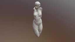Veiled Sculpture body, anatomy, sculpting, veiled, drapes, character